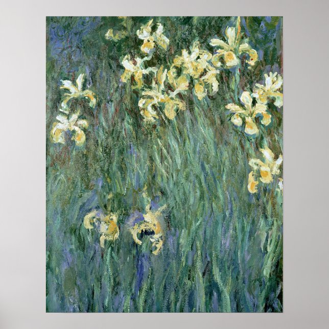 Claude Monet | The Yellow Irises Poster (Front)
