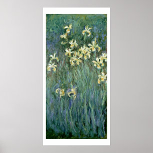Claude Monet   The Yellow Irises Poster