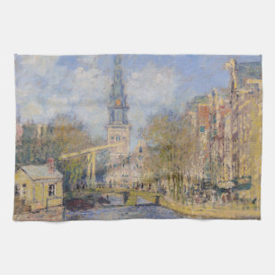 Claude Monet - The Zuiderkerk, Amsterdam Tea Towel