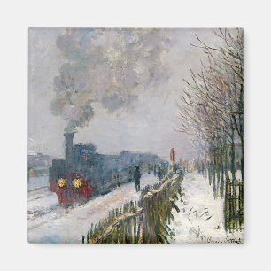Claude Monet - Train in the Snow / The Locomotive Magnet