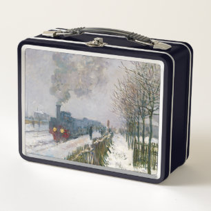 Claude Monet - Train in the Snow / The Locomotive Metal Lunch Box