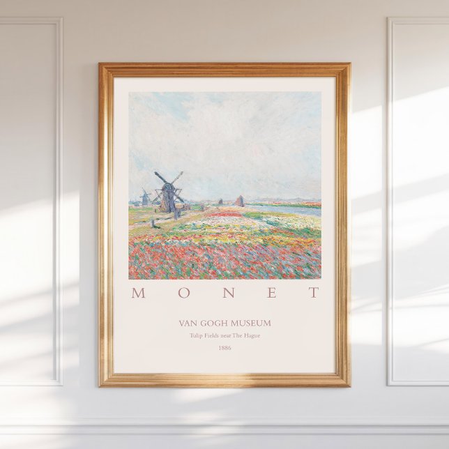 Claude Monet Tulip Fields Hague 1886 Poster (Creator Uploaded)