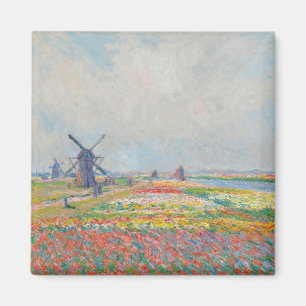 Claude Monet - Tulip Fields near The Hague Magnet