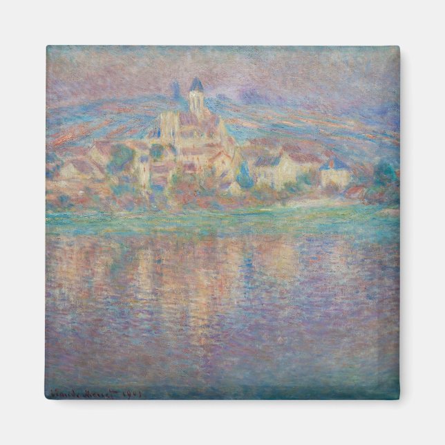 Claude Monet - Vetheuil, Sunset Magnet (Front)