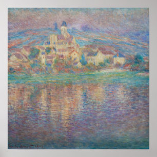 Claude Monet - Vetheuil, Sunset Poster