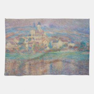 Claude Monet - Vetheuil, Sunset Tea Towel