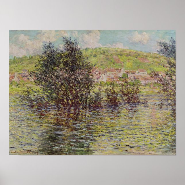 Claude Monet | Vetheuil, View from Lavacourt, 1879 Poster (Front)