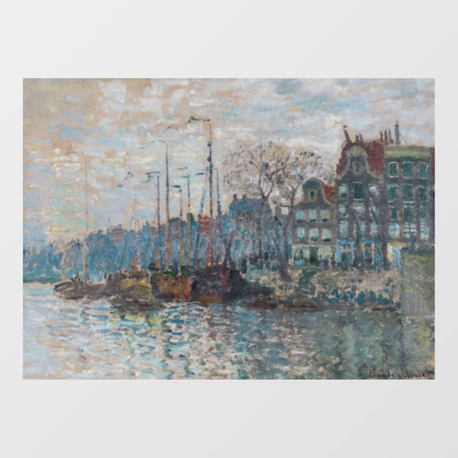 Claude Monet - View of Amsterdam (Sheet)