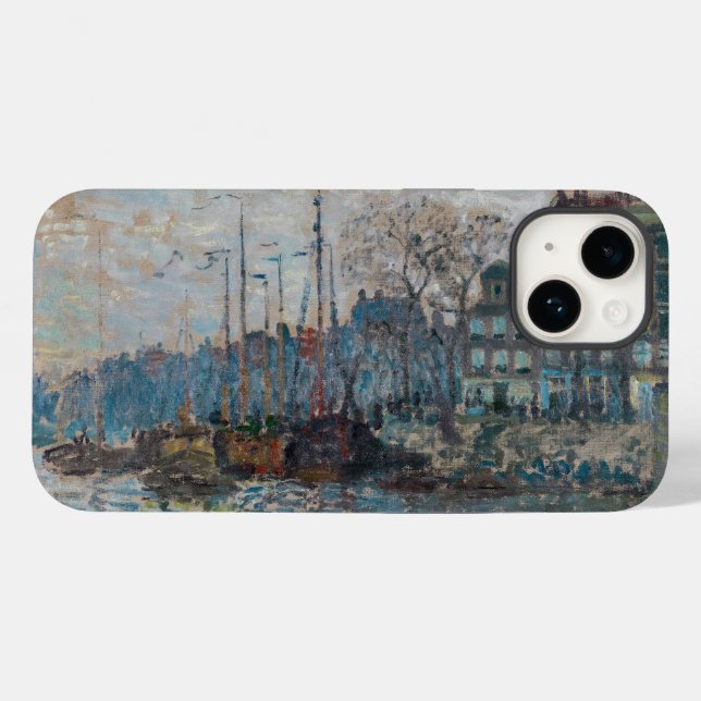 Claude Monet - View of Amsterdam Case-Mate iPhone Case (Back (Horizontal))