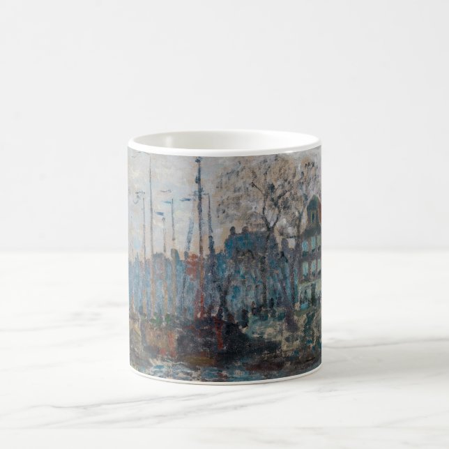 Claude Monet - View of Amsterdam Coffee Mug (Center)