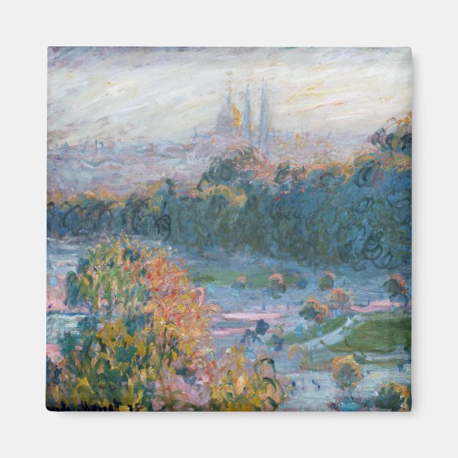 Claude Monet - View of the Tuileries, Study Magnet (Front)