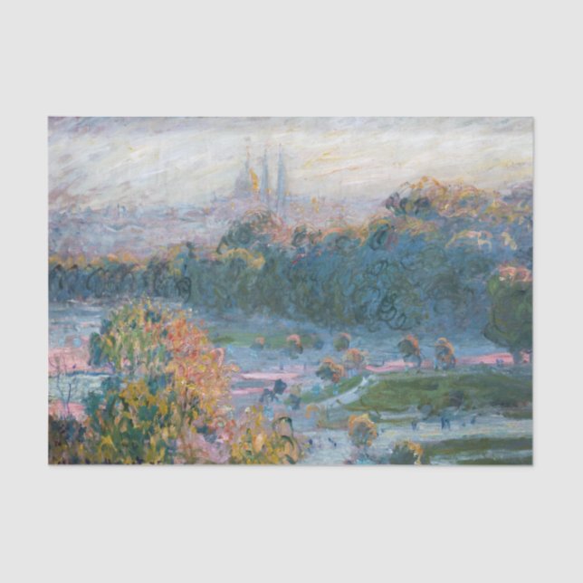 Claude Monet - View of the Tuileries, Study Tissue Paper (Front)