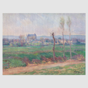 Claude Monet - View of Vernon Tissue Paper