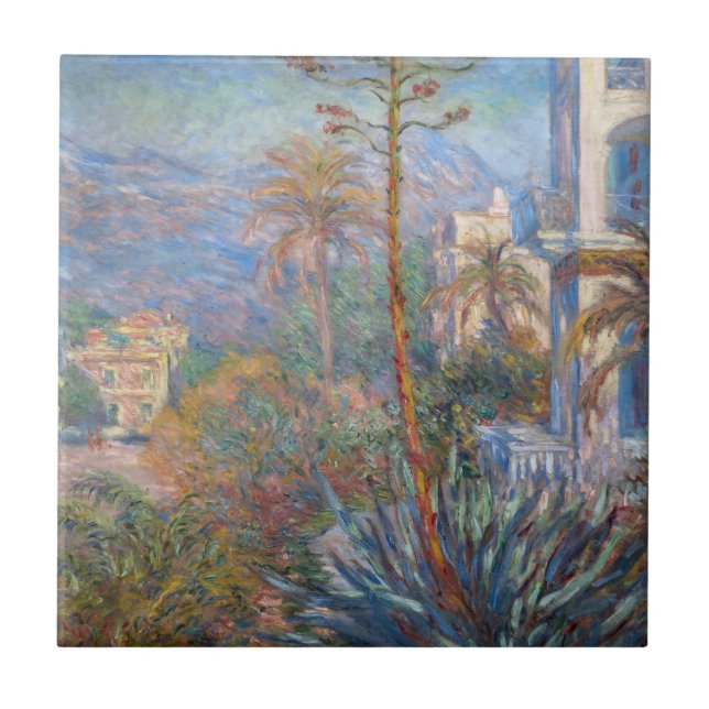 Claude Monet - Villas at Bordighera Ceramic Tile (Front)
