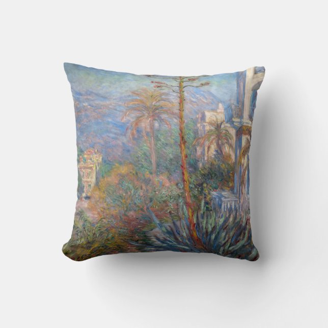Claude Monet - Villas at Bordighera Cushion (Front)