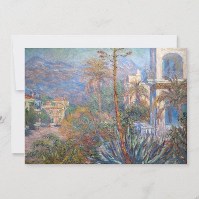 Claude Monet - Villas at Bordighera Thank You Card (Front)