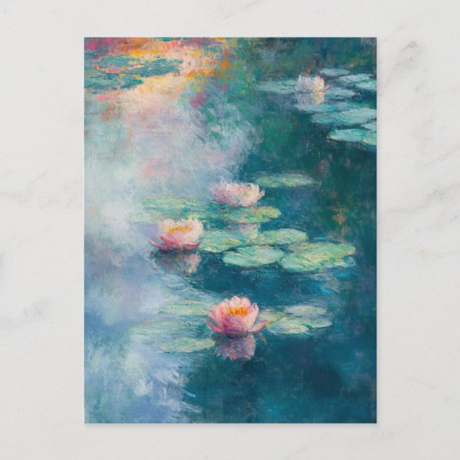 Claude Monet Vintage Postcard  (Front)