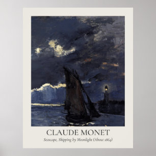Claude Monet Vintage Wall Art 11x14 Ratio