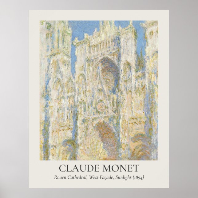 Claude Monet Vintage Wall Art 11x14 Ratio (Front)