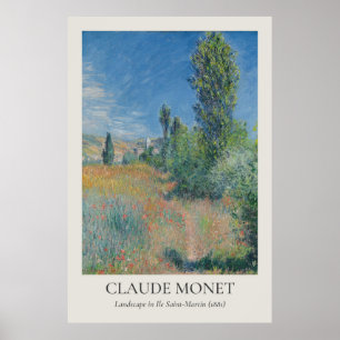 Claude Monet Vintage Wall Art 2x3 Ratio