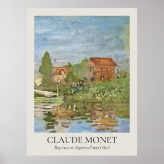 Claude Monet Vintage Wall Art 3x4 Ratio