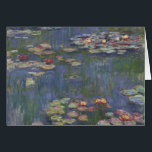 Claude Monet - Water Lilies<br><div class="desc">Water Lilies by Claude Monet, 1916. Claude Monet was a founder of French Impressionist painting, and the most consistent and prolific practitioner of the movement's philosophy of expressing one's perceptions before nature, especially as applied to plein-air landscape painting. The term "Impressionism" is derived from the title of his painting Impression,...</div>
