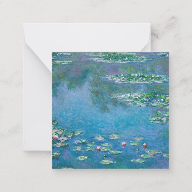 Claude Monet - Water Lilies 1906 Card (Front)