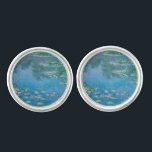 Claude Monet - Water Lilies 1906 Cufflinks<br><div class="desc">Water Lilies (Nympheas) - Claude Monet,  Oil on Canvas,  1906</div>