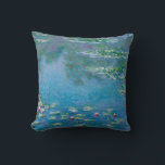 Claude Monet - Water Lilies 1906 Cushion<br><div class="desc">Water Lilies (Nympheas) - Claude Monet,  Oil on Canvas,  1906</div>