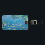 Claude Monet - Water Lilies 1906 Luggage Tag<br><div class="desc">Water Lilies (Nympheas) - Claude Monet,  Oil on Canvas,  1906</div>
