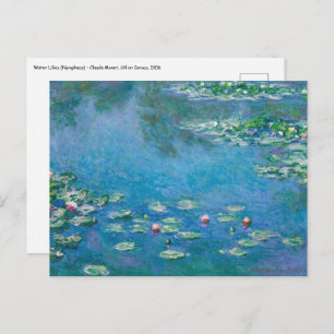 Claude Monet - Water Lilies 1906 Postcard