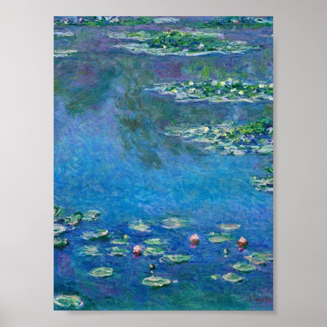 Claude Monet - Water Lilies 1906 Poster (Front)