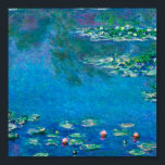 Claude Monet - Water Lilies 1906 Poster<br><div class="desc">Claude Monet - Water Lilies 1906. Famous art painting.</div>