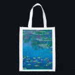 Claude Monet - Water Lilies 1906 Reusable Grocery Bag<br><div class="desc">Claude Monet - Water Lilies 1906 Famous art painting.</div>