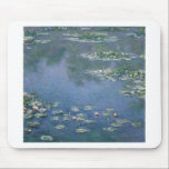 Claude Monet - Water Lilies - 1906 Ryerson Mouse Pad<br><div class="desc">Water Lilies,  1906 Ryerson. Oil on canvas 87.6 x 92.7 cm   Gallery = The Art Institute of Chicago  Mr. and Mrs. Martin A. Ryerson Collection  Oscar-Claude Monet (November 14,  1840 - December 5,  1926) was a French impressionist painter.</div>