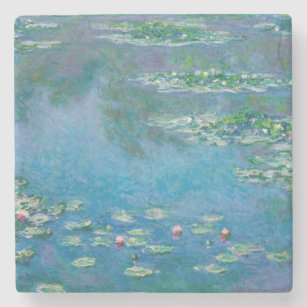 Claude Monet - Water Lilies 1906 Stone Coaster