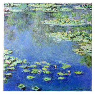 Claude Monet - Water Lilies, 1907, Ceramic Tile