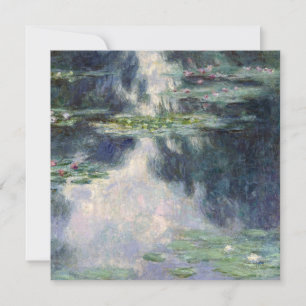 Claude Monet - Water Lilies, 1907 Holiday Card