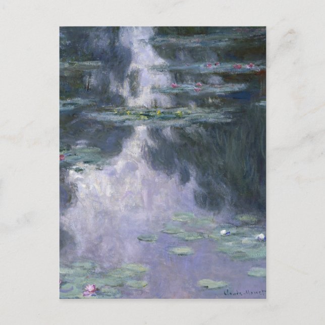 Claude Monet Water Lilies 1907 Nymphéas GalleryHD Postcard (Front)
