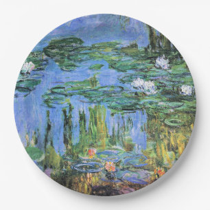 Claude Monet - Water Lilies, 1914-1915 Paper Plate