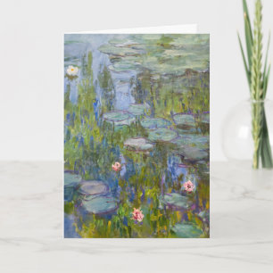 Claude Monet Water Lilies 1915 Impressionist Art Card