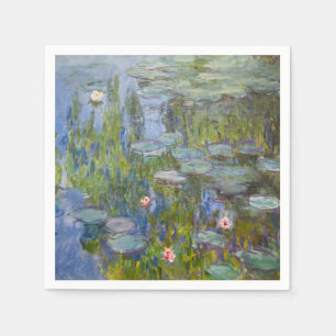Claude Monet Water Lilies 1915 Impressionist Art Napkin