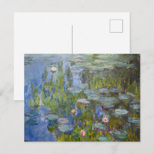Claude Monet Water Lilies 1915 Impressionist Art Postcard