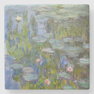 Claude Monet Water Lilies 1915 Impressionist Art Stone Coaster