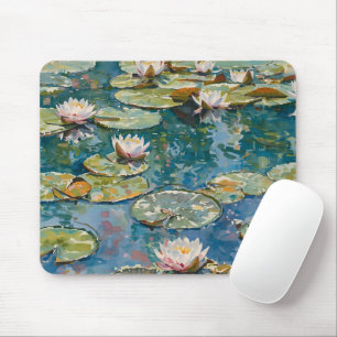 Claude Monet Water Lilies 1916 Fine Art Mouse Pad
