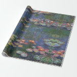 Claude Monet Water Lilies 1916 Fine Art Wrapping Paper<br><div class="desc">Claude Monet Water Lilies 1916 Fine Art Wrapping Paper</div>