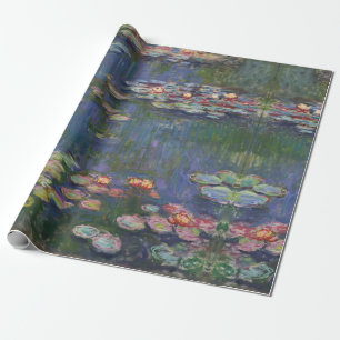 Claude Monet Water Lilies 1916 Fine Art Wrapping Paper