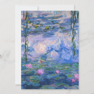 Claude Monet - Water Lilies, 1916 Holiday Card