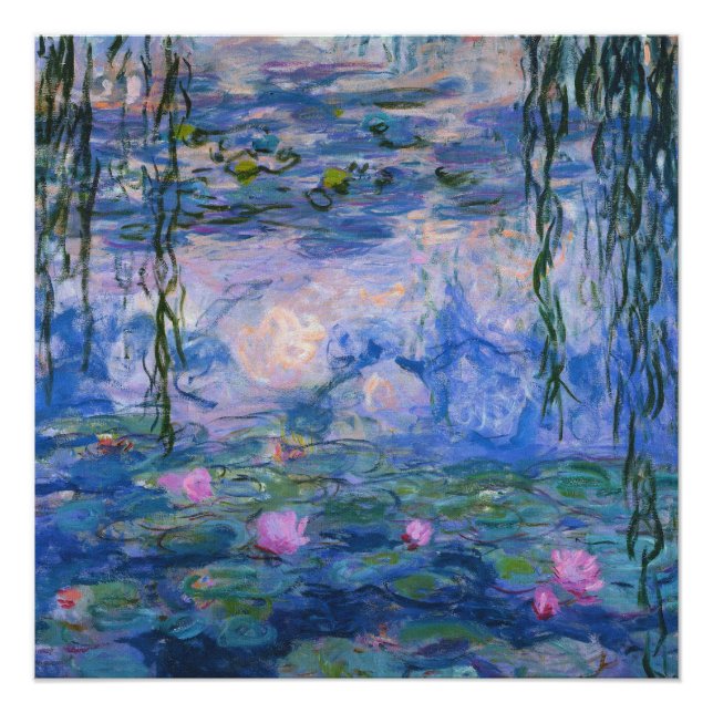 Claude Monet - Water Lilies, 1916 Poster (Front)