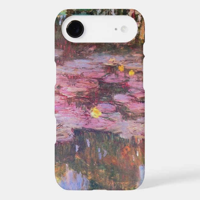 Claude Monet - Water Lilies 1917 Case-Mate iPhone Case (Back)